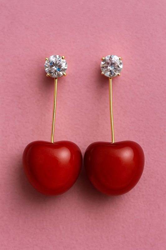 Beautiful cherry earring
