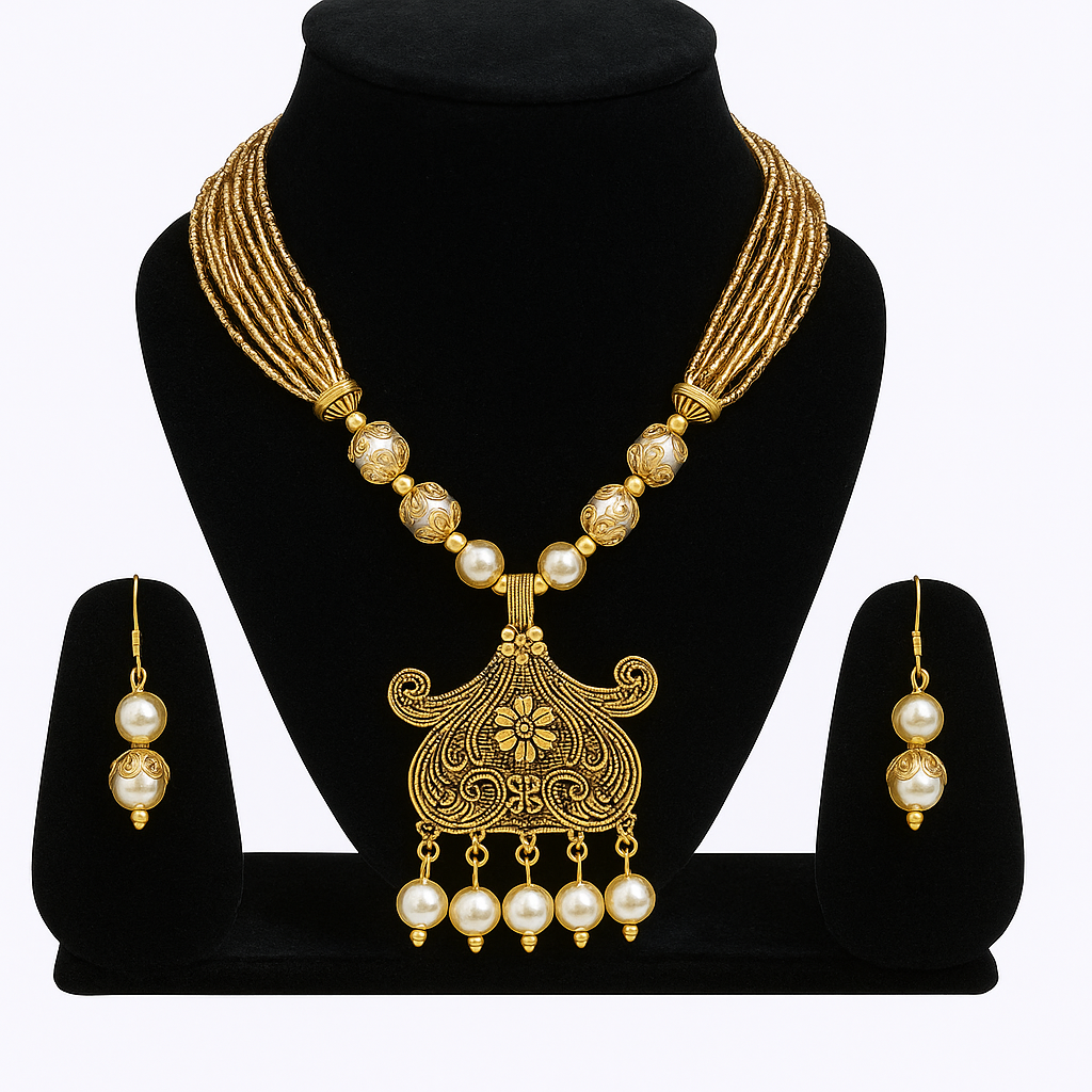 Necklace set with earring