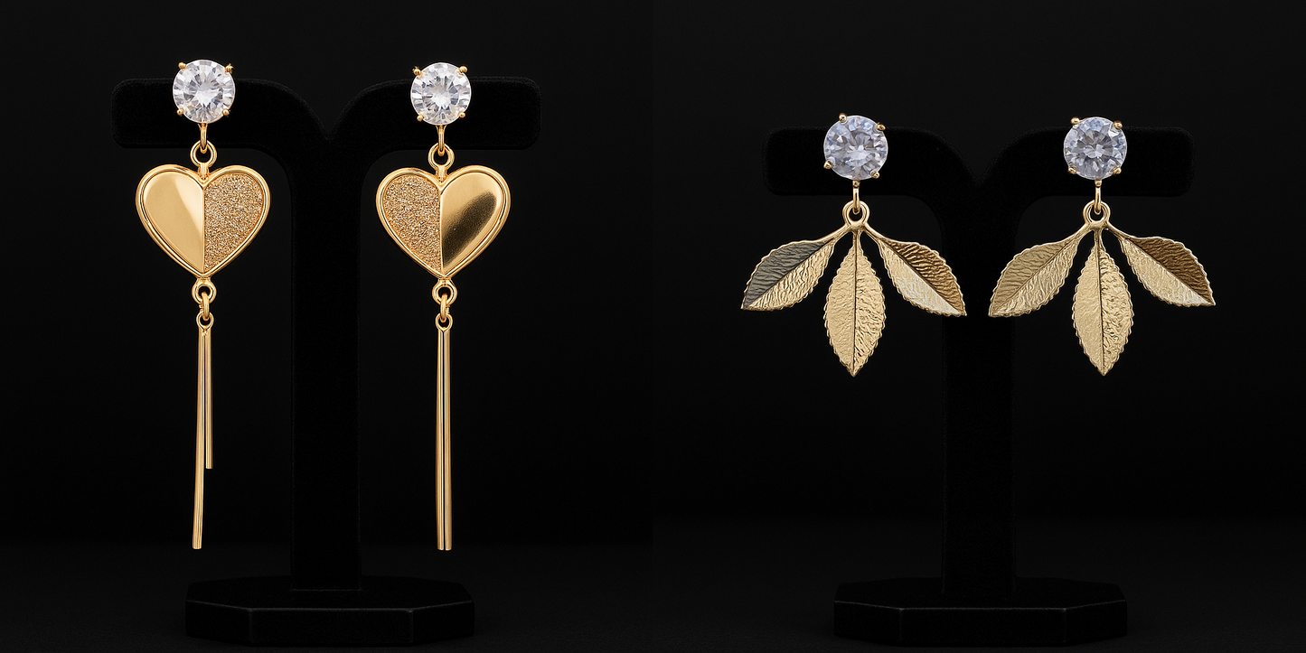 Combo Stylish Korean earring - set of 2