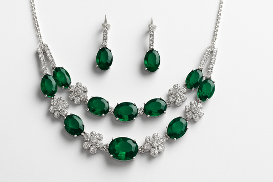 Royal Green Glam Necklace ✨💚