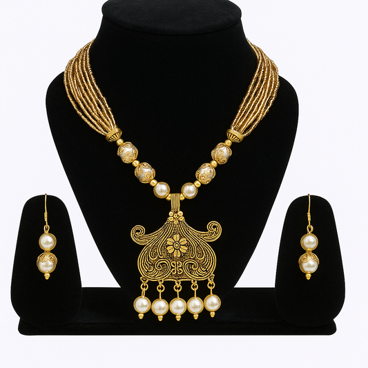 Necklace set with earring