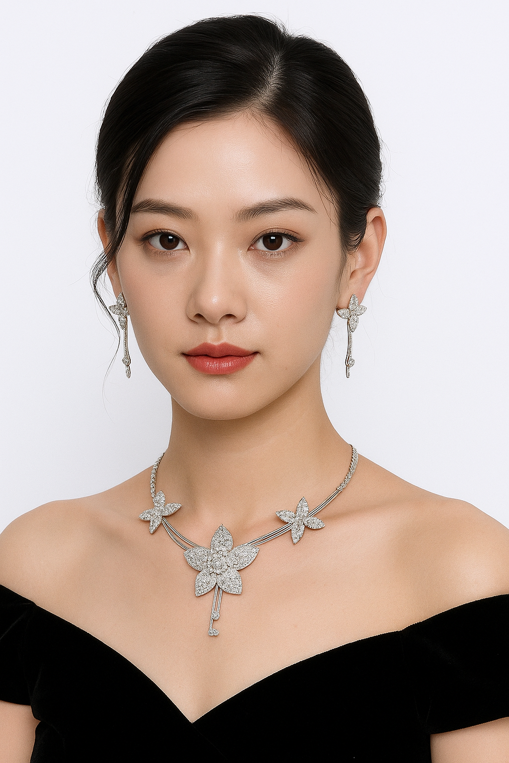 Floral Star Diamond Set