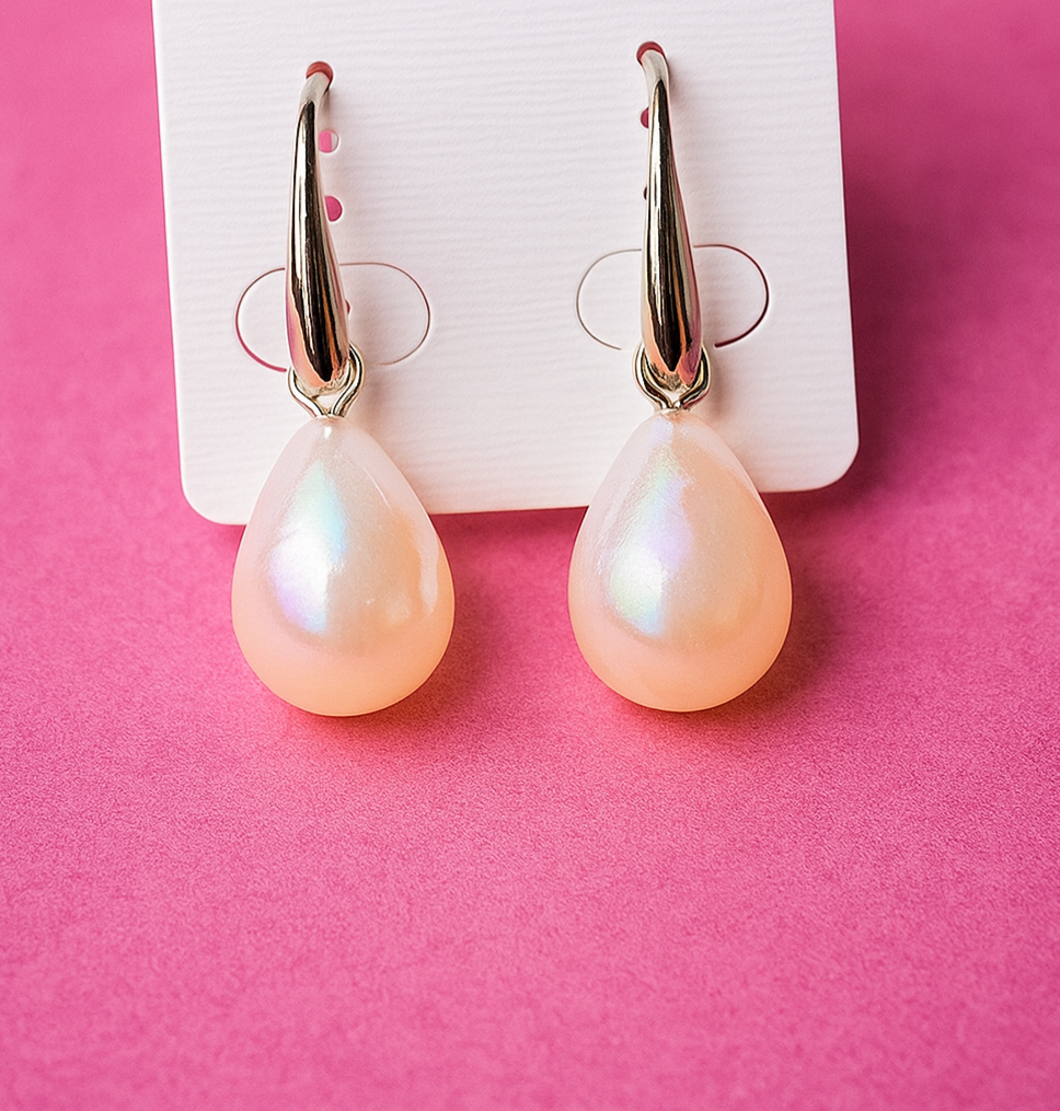 White Pearl Earring