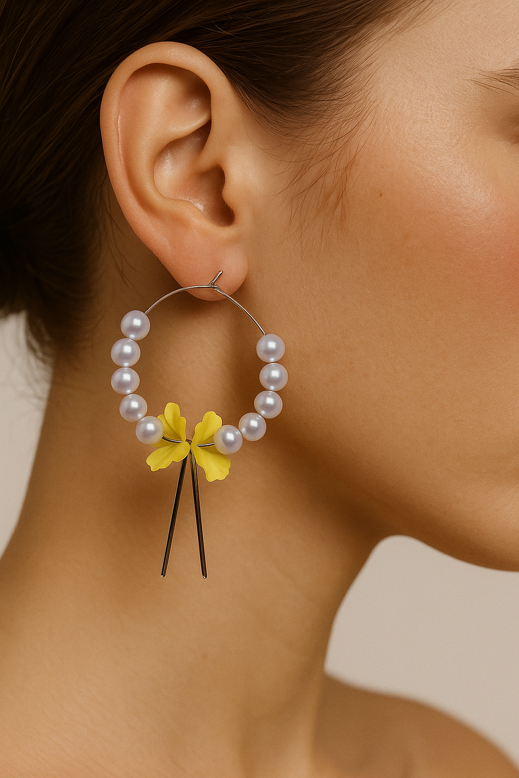 Stylish Pearl beads earring