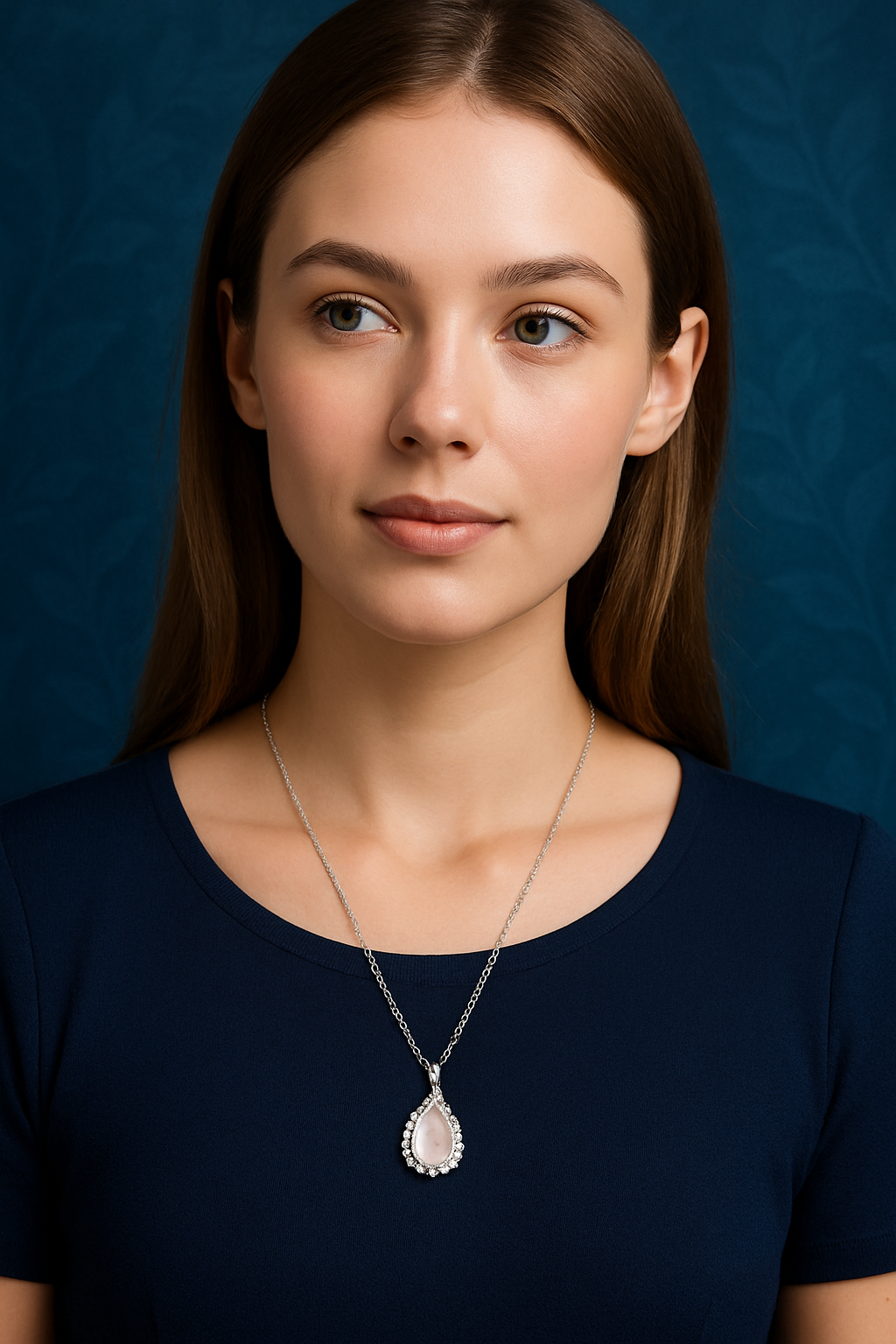 Elegant Single Stone Pendant